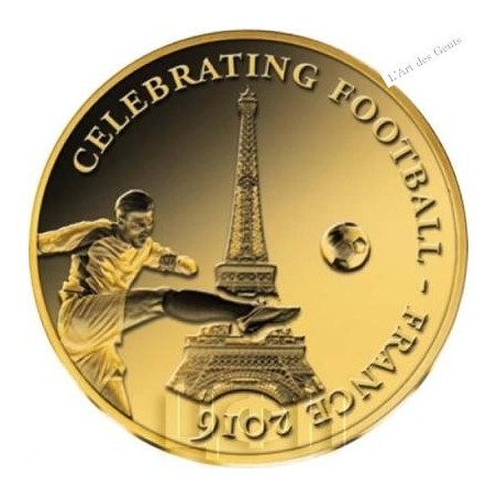 100 Francs OR CFA COTE D'IVOIRE, football France 2016, lartdesgents.fr