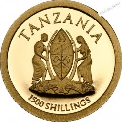 1500 Shillings OR TANZANIA HOLY POPE 2005-2015, lartdesgents.fr