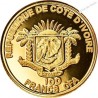 100 Francs OR CFA COTE D'IVOIRE M.THERESIA 2017, lartdesgents.fr