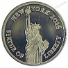 3000 Francs OR CFA TCHAD statue of liberty NEW YORK 2016 , lartdesgents.fr
