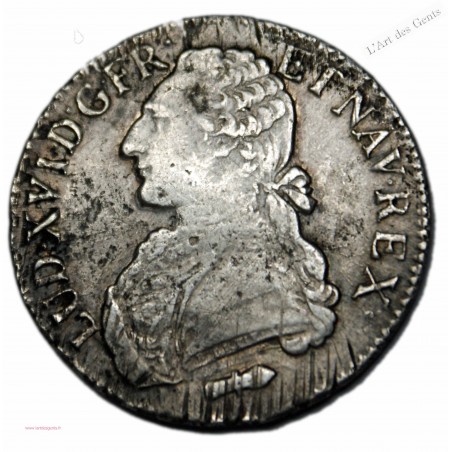 Louis XVI - Ecu aux Branches d'Olivier - 1785 Q Perpignan TB+, lartdesgents.fr