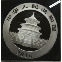 Coffret Golden Enigma CHINE 10 YUAN 2016 PANDA, 1 oz argent or 24 k ruthénium, lartdesgents.fr