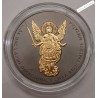 Coffret Golden Enigma UKRAINE 2015 HRYVNIA, 1 oz argent or 24 k ruthénium, lartdesgents.fr