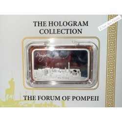Forum Pompeii Hologram Collection 1 Oz Silver Bar Coin 2$ Solomon Islands 2018, lartdesgents.fr