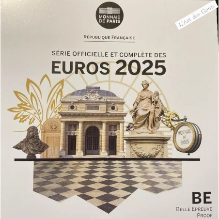 Coffret BE France 2025 - Série 1 cent à 2 €, lartdesgents.fr