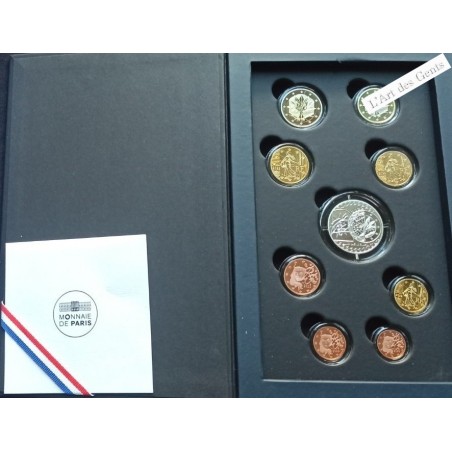 Coffret BE France 2022 - Série 1 cent à 20 €, lartdesgents.fr