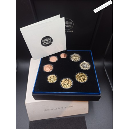 Coffret BE France 2019 - Série 1 cent à 2 €, lartdesgents.fr