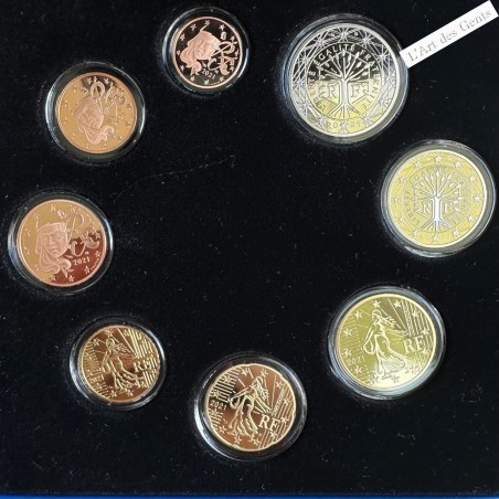 Coffret BE France 2021 - Série 1 cent à 2 €, lartdesgents.fr