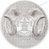 Coffret 500 Togrog 2022 Argali MONGOLIE, once argent .999 CIT, lartdesgents.fr