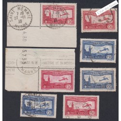 Lot Poste Aérienne n°5 - n°6 et n°6a faux-  oblitérés  - lartdesgents.fr