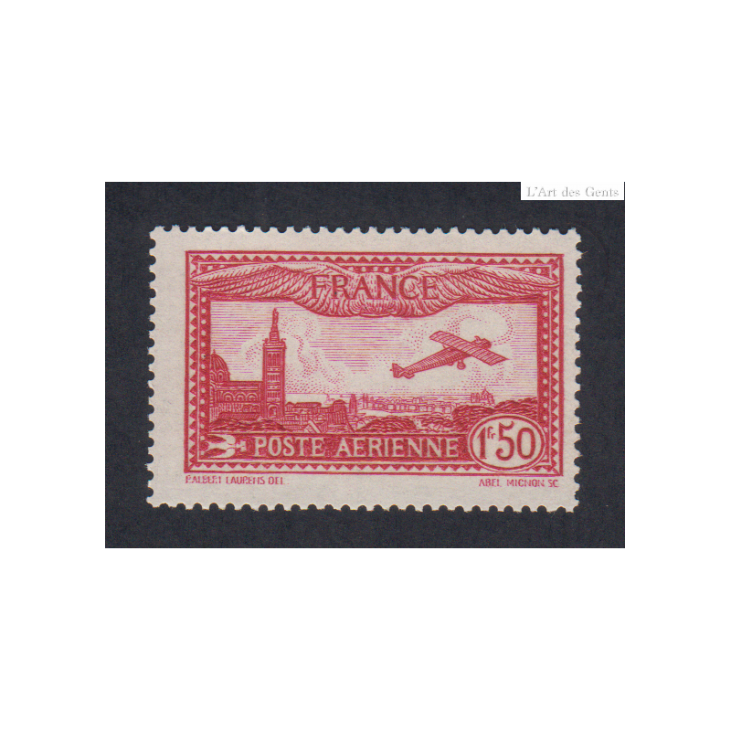 Timbre Poste Aérienne n°5 - Neuf** cote 50 euros - lartdesgents.fr