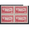 Bloc de 4 Timbres Poste Aérienne n°5 - Neuf** cote 192 euros - lartdesgents.fr