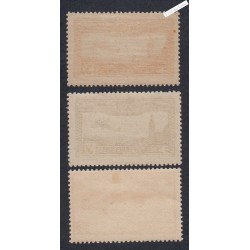Timbres Poste Aérienne n°5-6 et n°7 Neufs* avec charnières cote 78 euros, lartdesgents