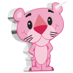 Pink Panther 60° Anniversaire 1 once .9999 Argent 2024, lartdesgents.fr
