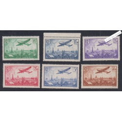 Série Timbres Poste Aérienne - n°8 à n°13 - 1936 - Neufs** - Cote 300 Euros - lartdesgents.fr