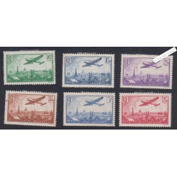 Série Timbres Poste Aérienne -  n°8 à n°13 - 1936 - Neufs* - Cote 170 Euros - lartdesgents.fr