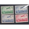 Série 4 Timbres Poste Aérienne - n°8 à n°12 sauf n°10 - 1936 - Neufs* - Cote 83Euros - lartdesgents.fr