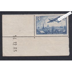 Bord de feuille daté Poste...