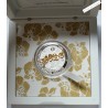 GOLDEN FLOWER Orchid SAMOA 5 dollars 1 oz .9999 Argent 2021 , lartdesgents.fr