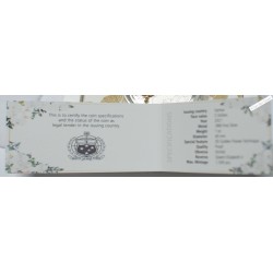 GOLDEN FLOWER Orchid SAMOA 5 dollars 1 oz .9999 Argent 2021 , lartdesgents.fr