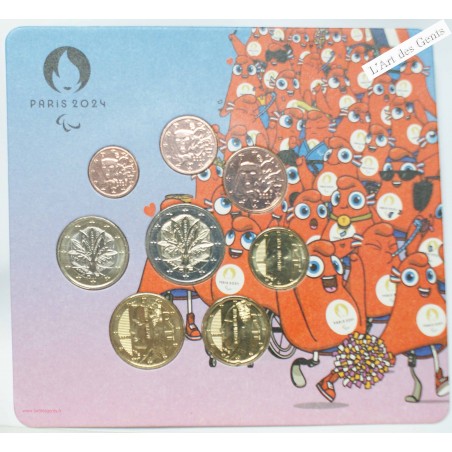 rare FRANCE BU 2024 JO Paralympiques de Paris - , lartdesgents.f