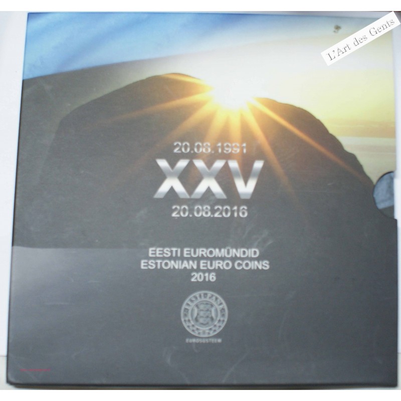 Coffret BU 2016 Estonie, lartdesgents.fr