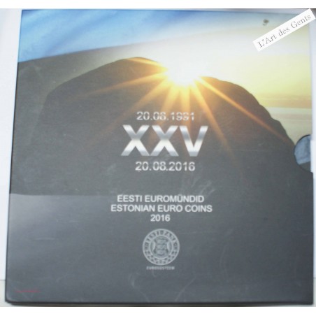 Coffret BU 2016 Estonie, lartdesgents.fr