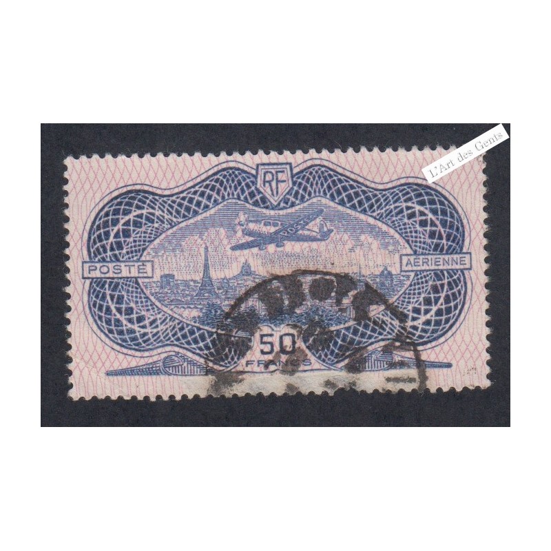 Timbre Poste Aérienne - n°15 - 1936 - Oblitéré - Cote 400 Euros -lartdesgents.fr