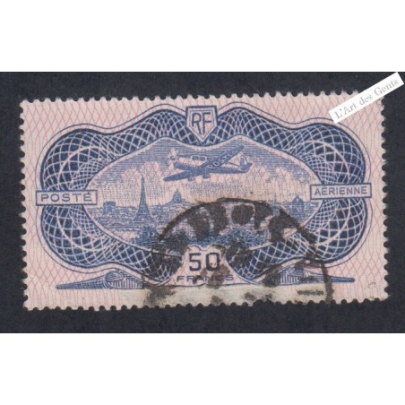 Timbre Poste Aérienne - n°15 - 1936 - Oblitéré - Cote 400 Euros -lartdesgents.fr