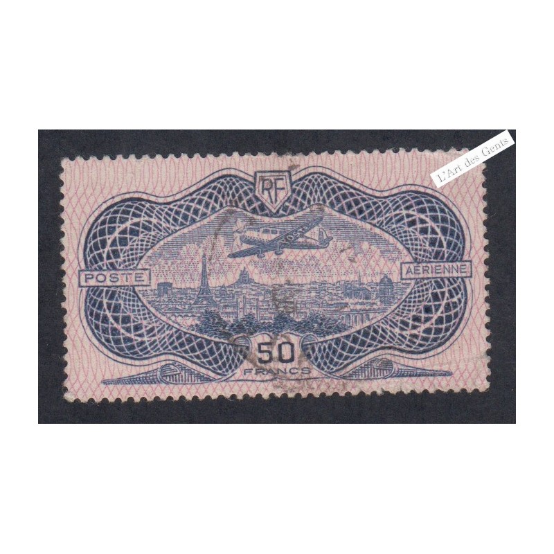 Timbre Poste Aérienne - n°15 - 1936 - Oblitéré - Cote 400 Euros -lartdesgents.fr