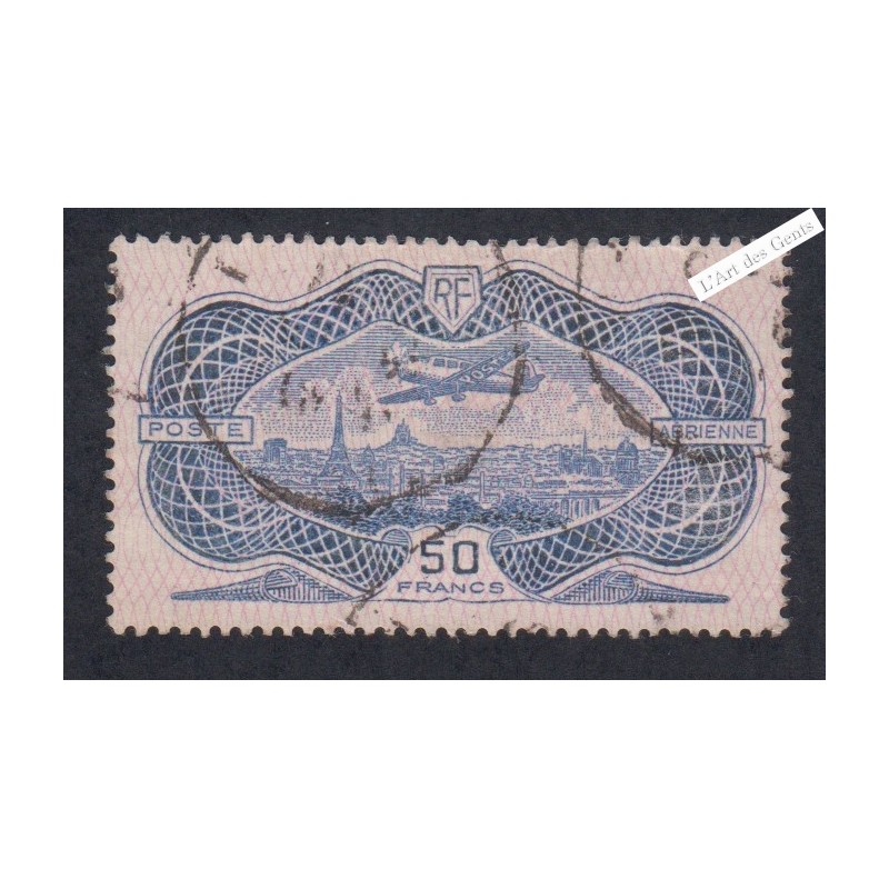 Timbre Poste Aérienne - n°15 - 1936 - Oblitéré - Cote 400 Euros -lartdesgents.fr