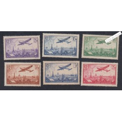 Série Timbres Poste Aérienne -  n°8 à n°13 - 1936 - Neufs* - Cote 170 Euros - lartdesgents.fr