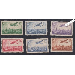 Série Timbres Poste Aérienne -  n°8 à n°13 - 1936 - Neufs* - Cote 170 Euros - lartdesgents.fr
