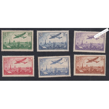 Série Timbres Poste Aérienne -  n°8 à n°13 - 1936 - Neufs* - Cote 170 Euros - lartdesgents.fr