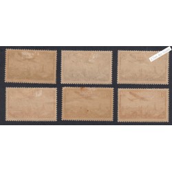 Série Timbres Poste Aérienne -  n°8 à n°13 - 1936 - Neufs* - Cote 170 Euros - lartdesgents.fr