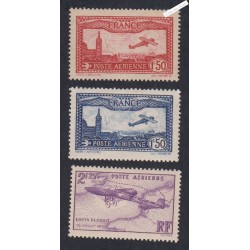 Timbres Poste Aérienne n°5-6 et n°7 Neufs* cote 78 euros - lartdesgents.fr