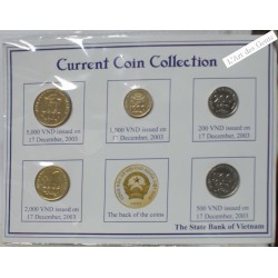 Série monnaie courante de l'année 2003 du Vietnam, lartdesgents.fr