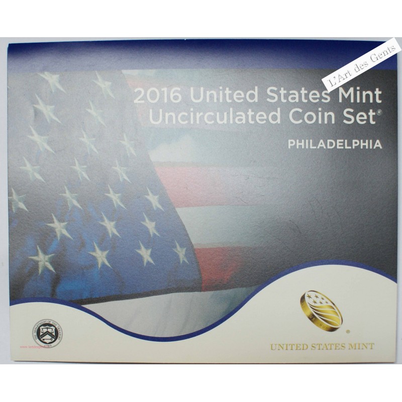 Séries monnaies FDC, USA 2016 Denver et Philadelphie, lartdesgents.fr