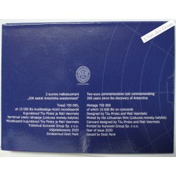 Coffret 2 euros BU 2020 ESTONIE "ANTARKTIKA", lartdesgents.fr