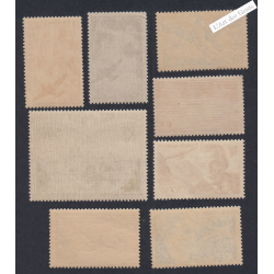 Série 8 Timbres Poste Aérienne n°16 à 23 - Neufs**  cote 89 euros -  lartdesgents.fr