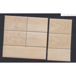 Timbres Poste Aérienne -  n°24 à n°25 - 1949- Neufs** - coin et bord de feuille lartdesgents