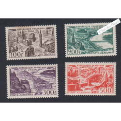 Timbres Poste Aérienne -  n°24 à n°27 - 1949- Neufs** - Cote 110 Euros- lartdesgents.fr