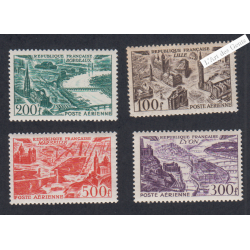Timbres Poste Aérienne -  n°24 à n°27 - 1949- Neufs** - Cote 110 Euros- lartdesgents.fr