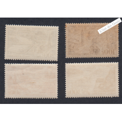 Timbres Poste Aérienne -  n°24 à n°27 - 1949- Neufs** - Cote 110 Euros- lartdesgents.fr