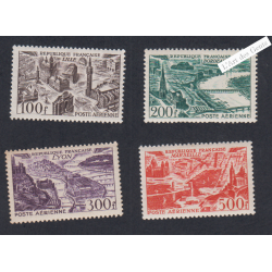 Timbres Poste Aérienne -  n°24 à n°27 - 1949- Neufs* - Cote 70 Euros- lartdesgents.fr