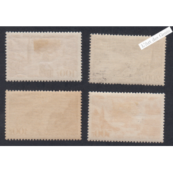 Timbres Poste Aérienne -  n°24 à n°27 - 1949- Neufs* - Cote 70 Euros- lartdesgents.fr
