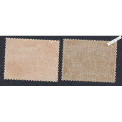 Timbres Poste Aérienne - n°28 et n°29 - 1950 - Neufs**  - Cote 174 Euros- lartdesgents.fr