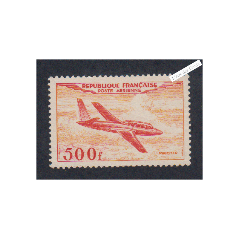 Timbre Poste Aérienne -  n°32 - 1954 - Neuf** - Cote 250 Euros - Signé -lartdesgents.fr