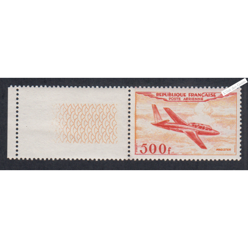 Timbre Poste Aérienne -  n°32 - 1954 - Neuf** - Cote 250 Euros - Signé -lartdesgents.fr