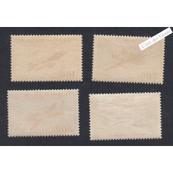 Timbres Poste Aérienne n°30 à n°33 - 1954 - Neufs** - Cote 400 Euros - lartdesgents.fr